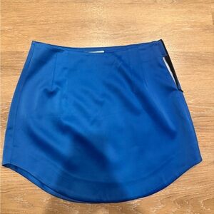 Royal Blue Mini Skirt